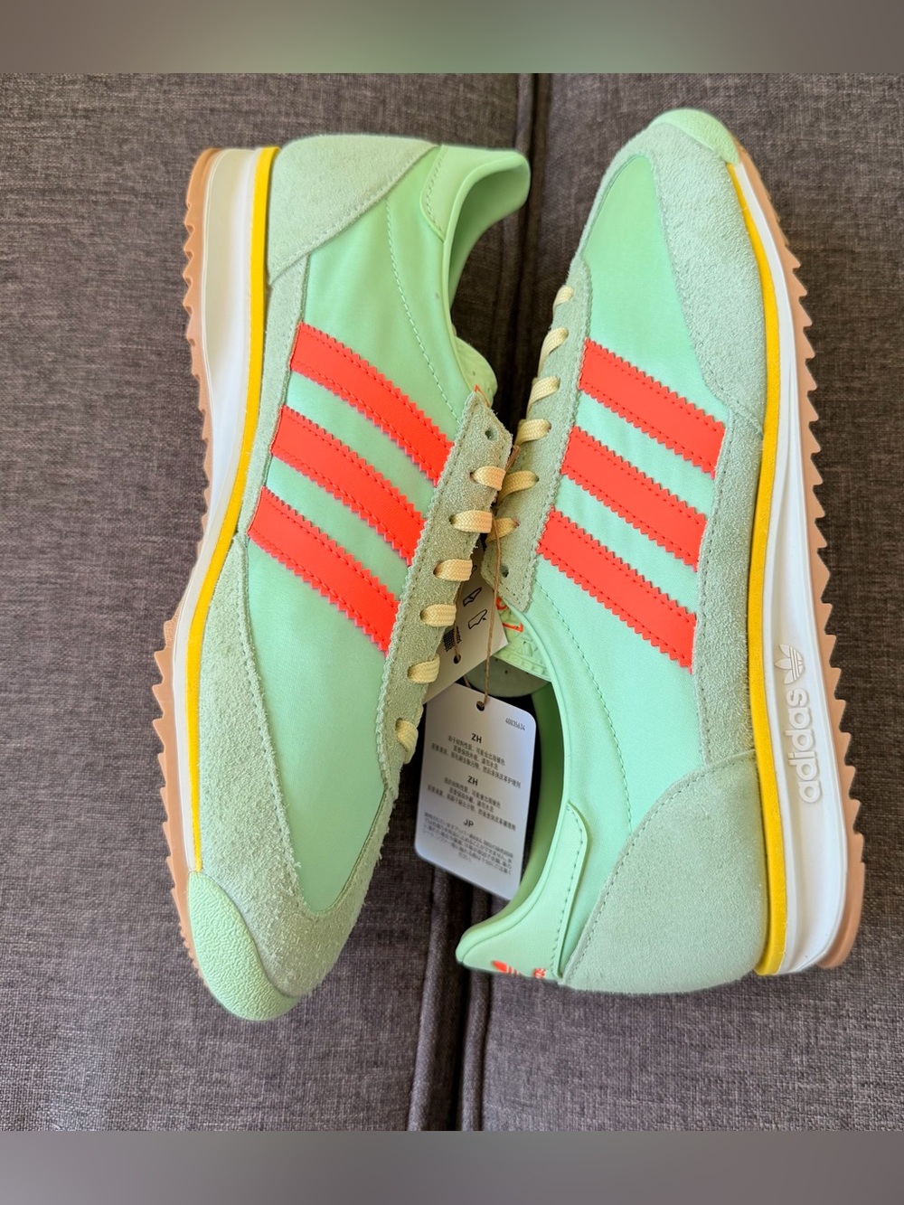 Adidas SL72 OG Classic Casual Shoes / Semi Green Spark / JI0197 / Women's 8.5